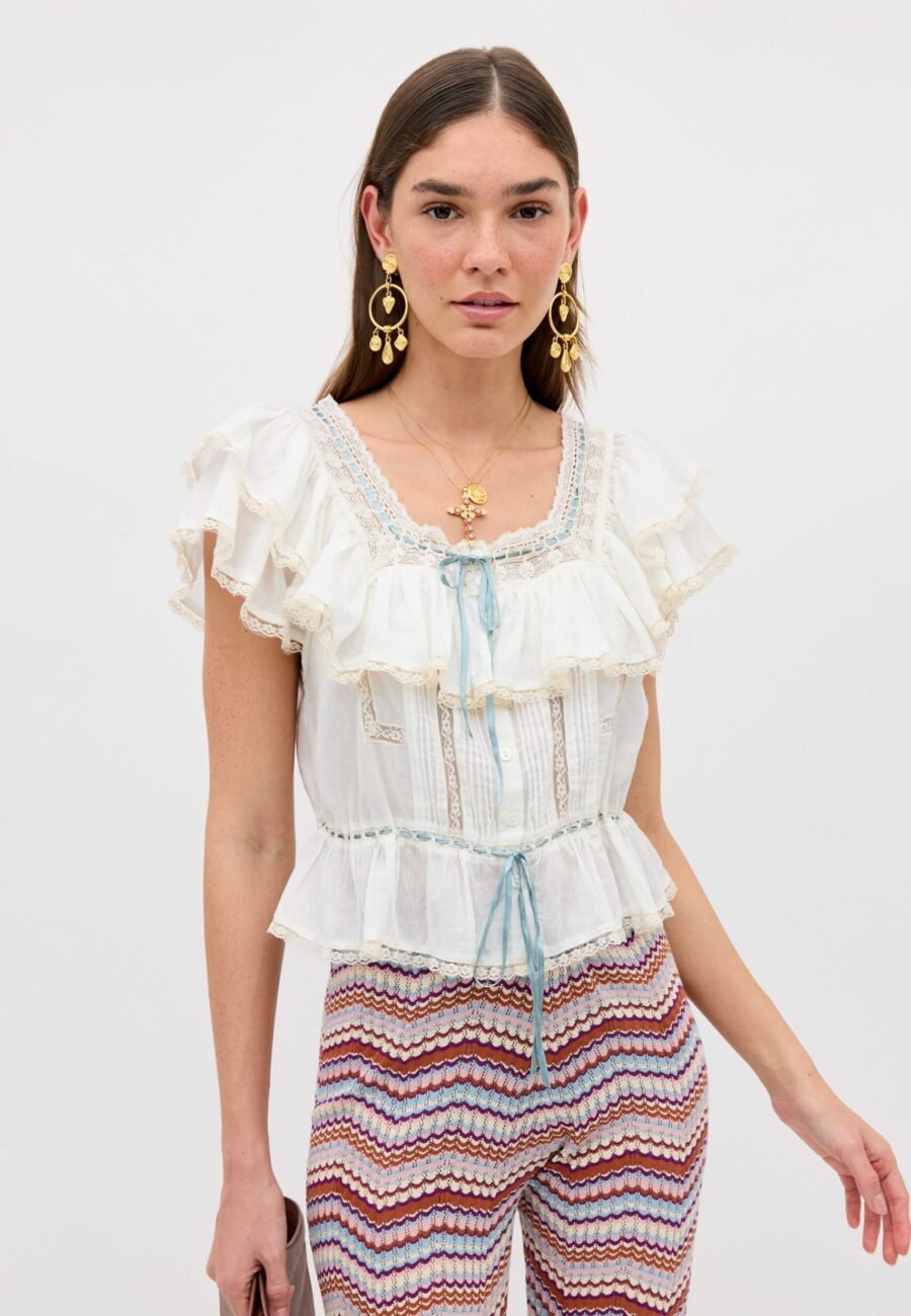 melisa top ivory