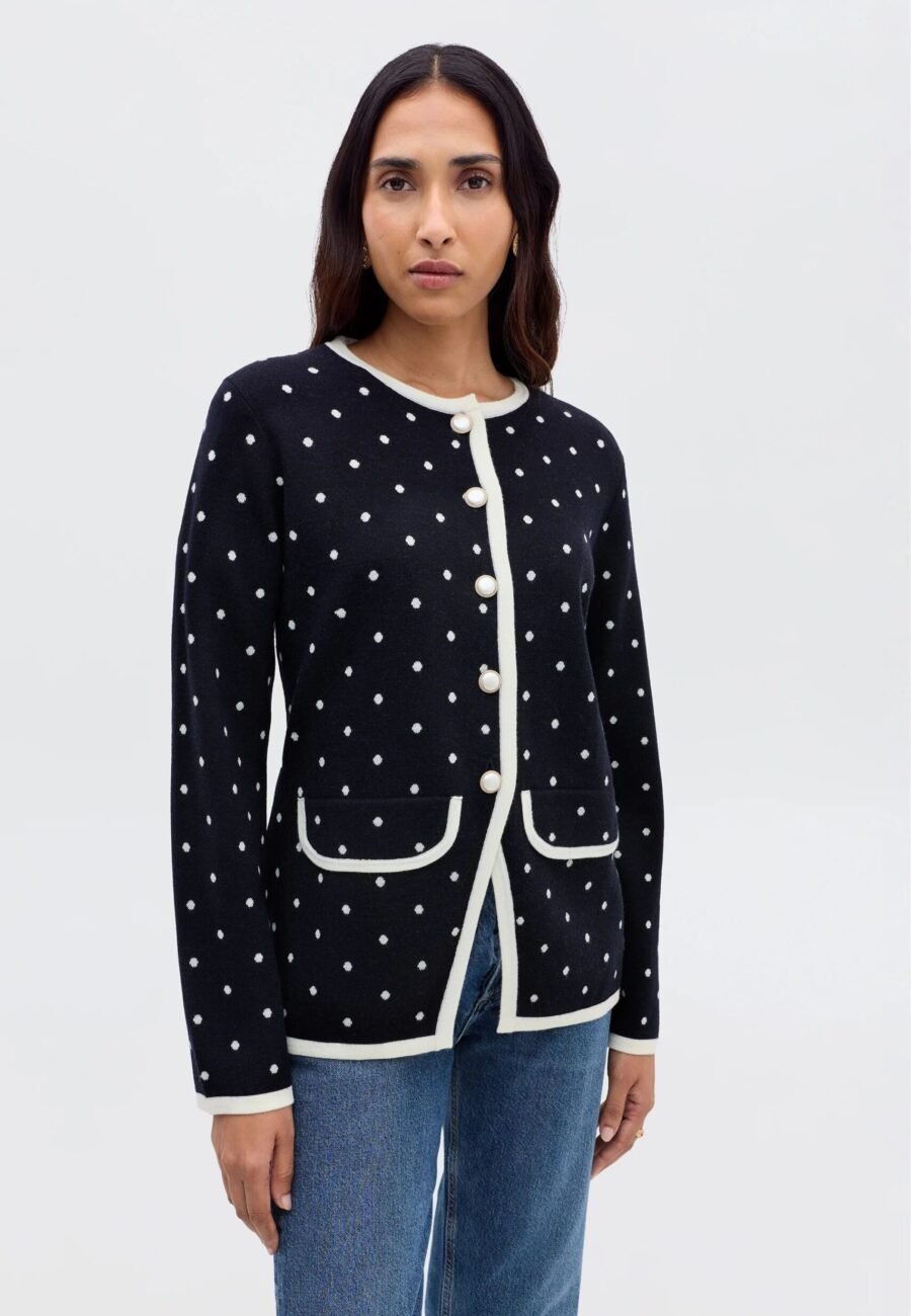 Mirja - City Spot Jacquard Navy