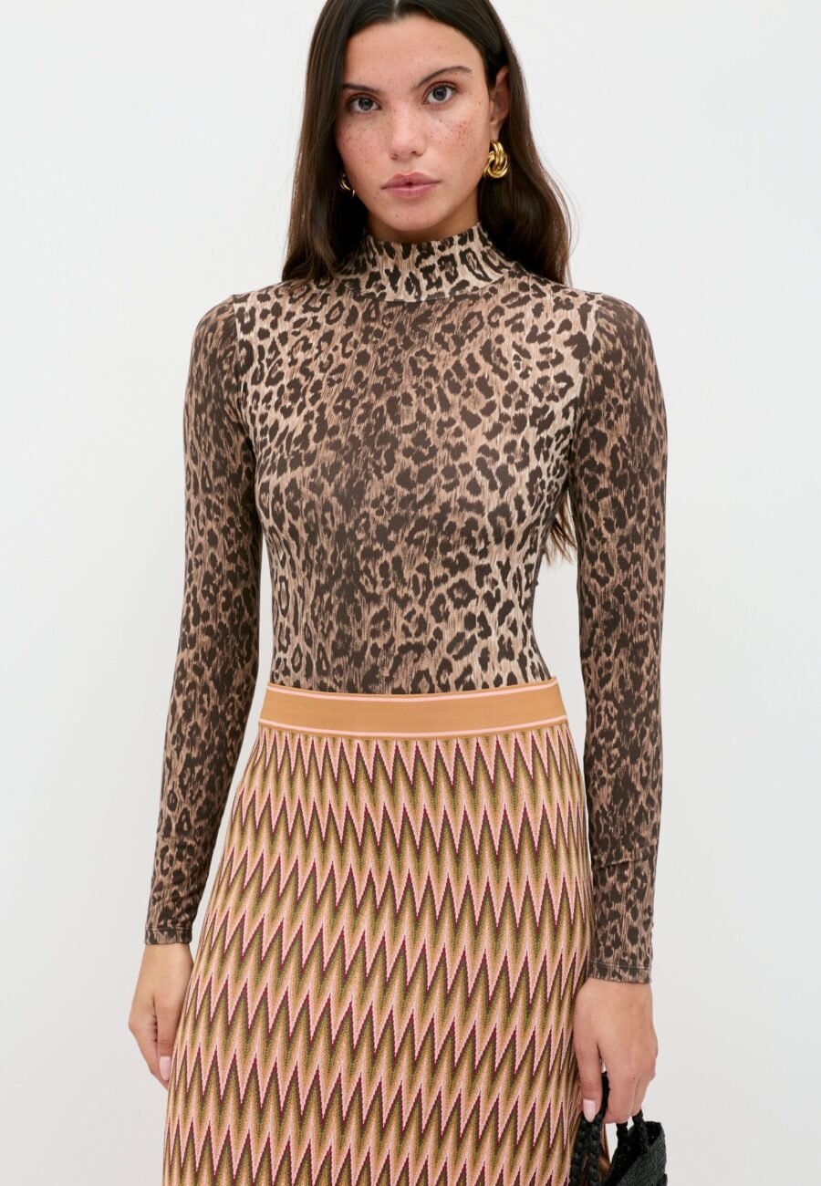 Polo - Leopard Brown